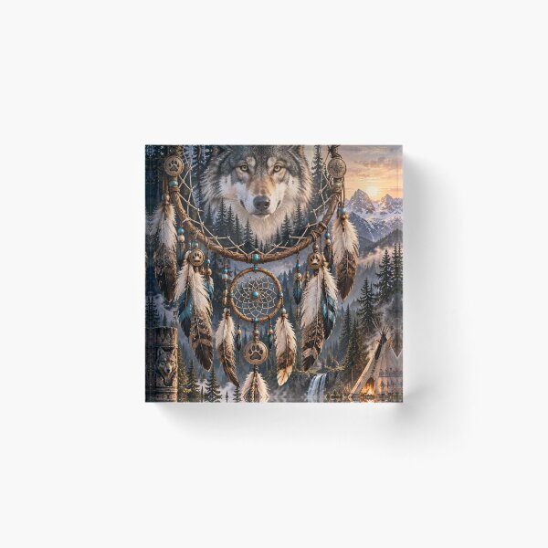 Item preview, Spirit of the Wolf designed and sold by PIERRES&MAILLESDesign.
