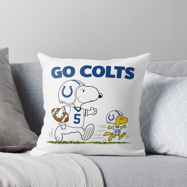 Item preview, Snoopy & Woodstock Indianapolis Colts Football Retro F337 designed and sold by GLUVY-THEME.