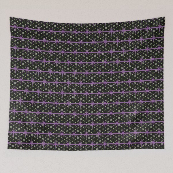 Item preview, Starry Medieval Fence Print - Witches Dominion designed and sold by Daniel Bevis Design.