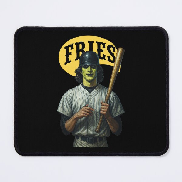 Item preview, Retro Fries Baseball Player Bat Art designed and sold by Gaston Swaniawski.