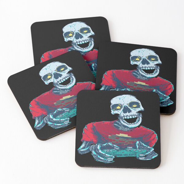 Item preview, Skeleton Gamer Controller Red Pixel Emblem designed and sold by Gaston  Swaniawski.