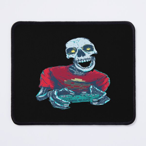 Item preview, Skeleton Gamer Controller Red Pixel Emblem designed and sold by Gaston Swaniawski.