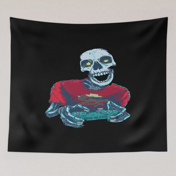 Item preview, Skeleton Gamer Controller Red Pixel Emblem designed and sold by Gaston  Swaniawski.