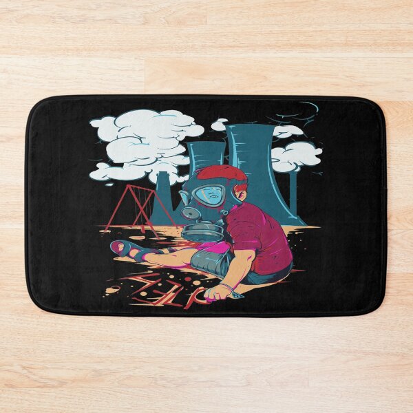 Item preview, Child Gas Mask Industrial Pollution Playground Art designed and sold by Gaston  Swaniawski.