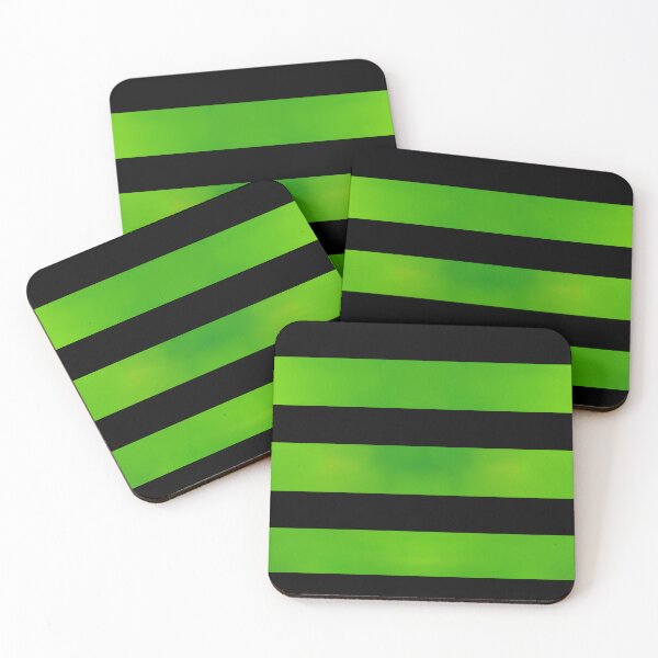Item preview, Green and Black Stripes designed and sold by JaygiesDesign.