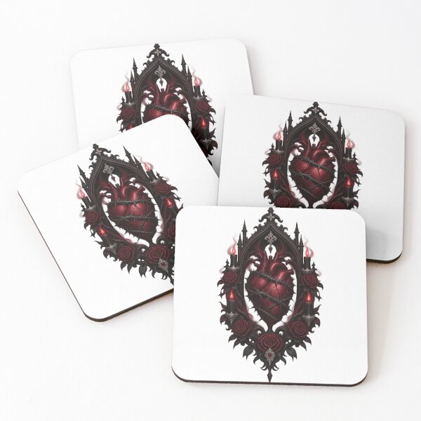 Item preview, Crimson Gothic Heart designed and sold by Tshirtit.