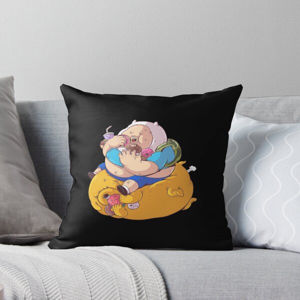 Item preview, Finn and Jake Overeating Funny Art designed and sold by Gaston  Swaniawski.
