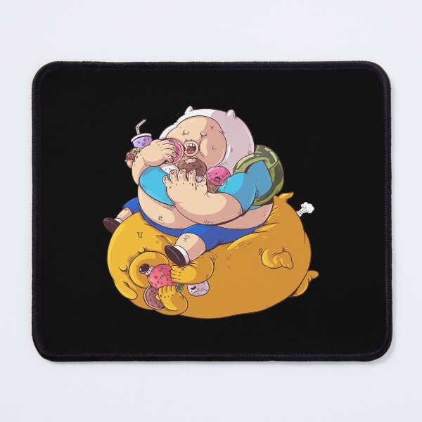 Item preview, Finn and Jake Overeating Funny Art designed and sold by Gaston  Swaniawski.