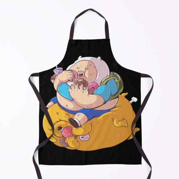 Item preview, Finn and Jake Overeating Funny Art designed and sold by Gaston Swaniawski.