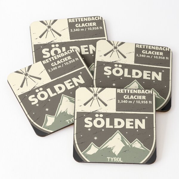 Item preview, Slden Tyrol Austria Rettenbach Glacier designed and sold by GeorgiWalter.