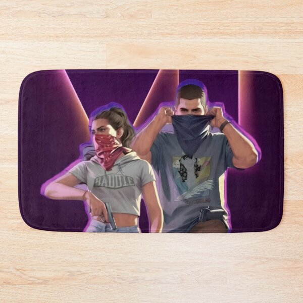 Item preview, Urban Outlaw Duo Neon City Walk - Synthwave Concept Art Poster designed and sold by Billy Morfo™.