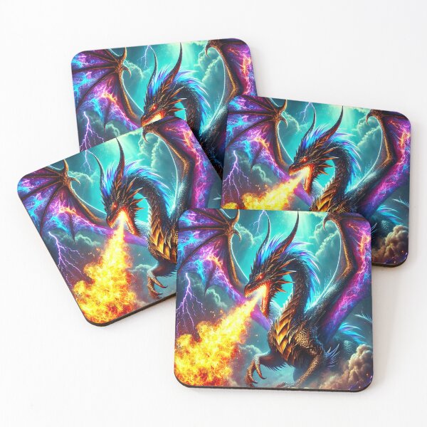Item preview, Fire Breathing Dragon — Fierce Fantasy Power designed and sold by ViNiPu.