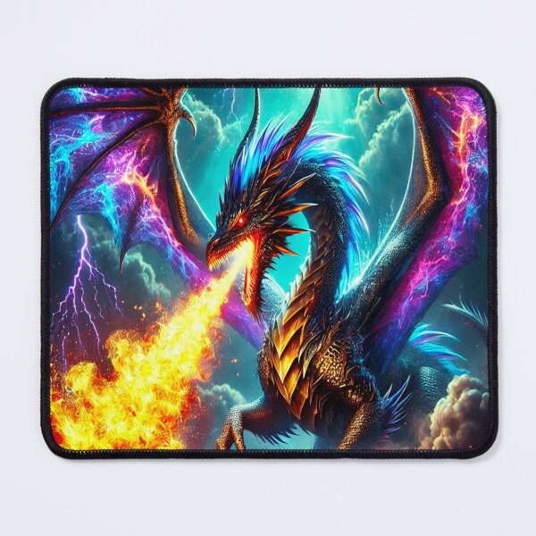 Item preview, Fire Breathing Dragon — Fierce Fantasy Power designed and sold by ViNiPu.