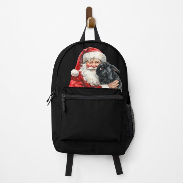 Item preview, Santa Claus Black Lop Rabbit Watercolor designed and sold by Litely.