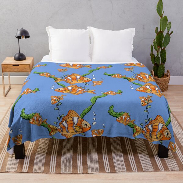 Item preview, Tangerine Reef Whimsical Orange Fish designed and sold by Shak Stickers.