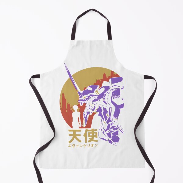 Item preview, Retro Vintage Neon Genesis Evangelion Inspired Design with Bold Neon Colors designed and sold by Arimi-Art.