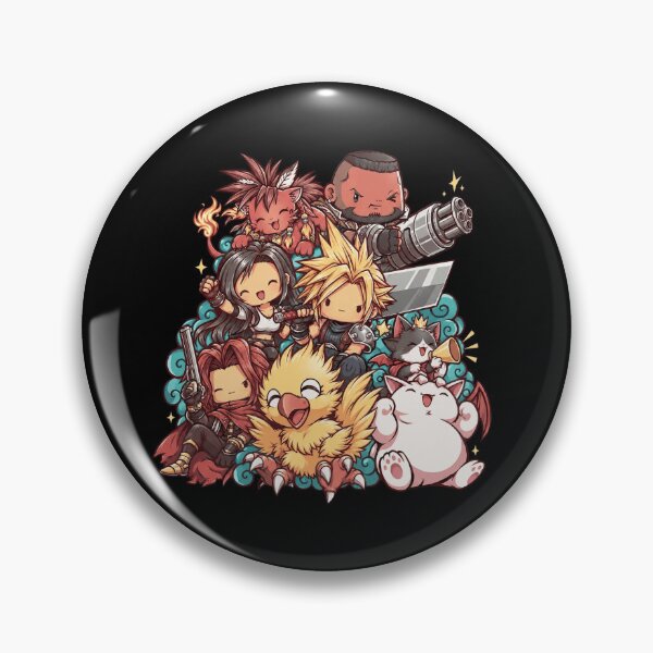 Item preview, Final Fantasy VII Chibi Cast designed and sold by elsiechillqzde.