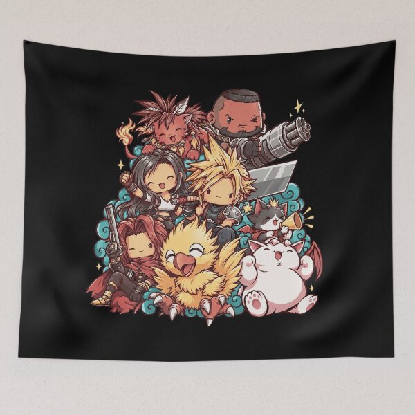 Item preview, Final Fantasy VII Chibi Cast designed and sold by elsiechillqzde.