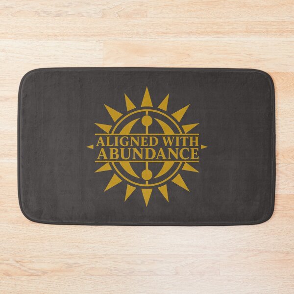 Item preview, Aligned With Abundance Manifestation Spiritual Quote designed and sold by CosmicQuietStudio.