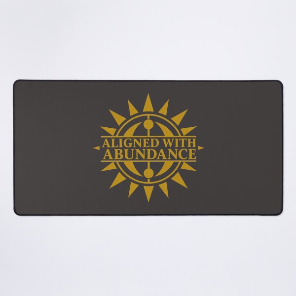 Item preview, Aligned With Abundance Manifestation Spiritual Quote designed and sold by CosmicQuietStudio.