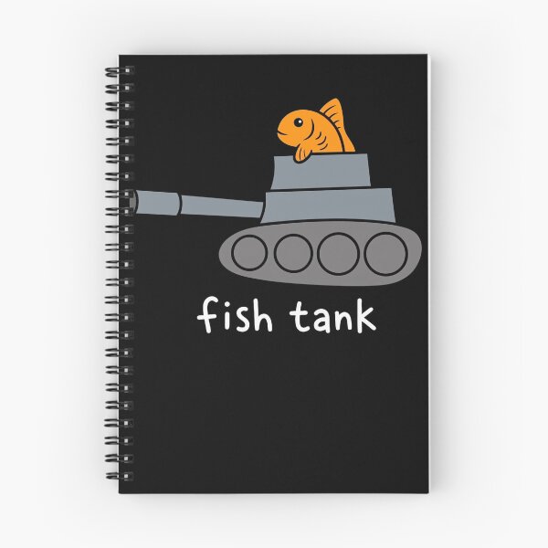 Item preview, Funny Fish Tank Pun Cute Military Tank Cartoon Fish Lover Gift designed and sold by ArcaneArtistry.