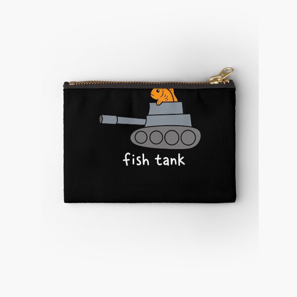 Item preview, Funny Fish Tank Pun Cute Military Tank Cartoon Fish Lover Gift designed and sold by ArcaneArtistry.