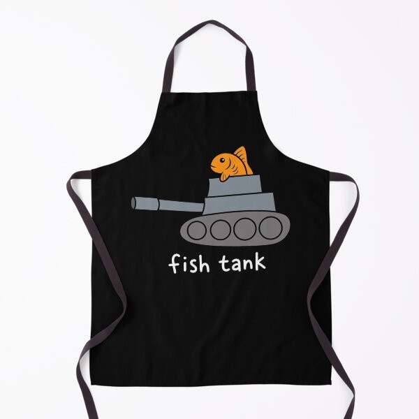 Item preview, Funny Fish Tank Pun Cute Military Tank Cartoon Fish Lover Gift designed and sold by ArcaneArtistry.