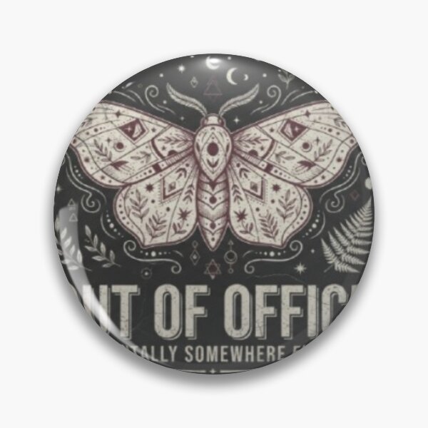 Item preview, Out of Office Mentally Somewhere Else Moth Design designed and sold by Slay29.