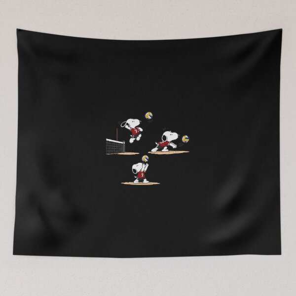 Item preview, Snoopy Volleyball Graphic  Cute Cartoon Sports Design Classic T-Shirt designed and sold by GeorgiWalter.