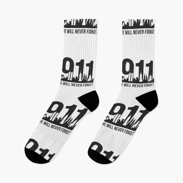 Item preview, 911 We Will Never Forget Twin Towers NYC Skyline Silhouette Patriotic Memorial Graphic    designed and sold by raedattia.