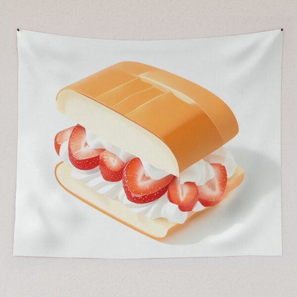Item preview, Sándwich de fresa designed and sold by ONYX Pixee.
