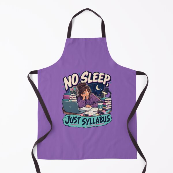 Item preview, No Sleep Just Syllabus – Funny College Student Study Design designed and sold by Print-Mingle01.