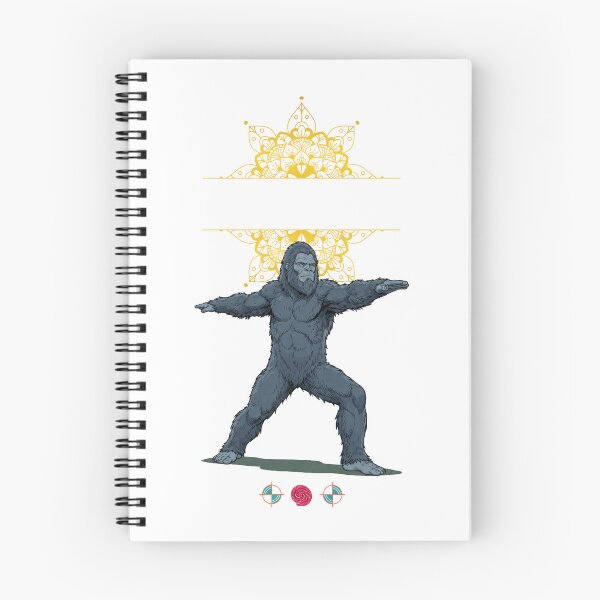 Item preview, Sasquatch Warrior II Yoga Pose - Zen Bigfoot Graphic Tee & Sticker designed and sold by Whimsy Trail Co.