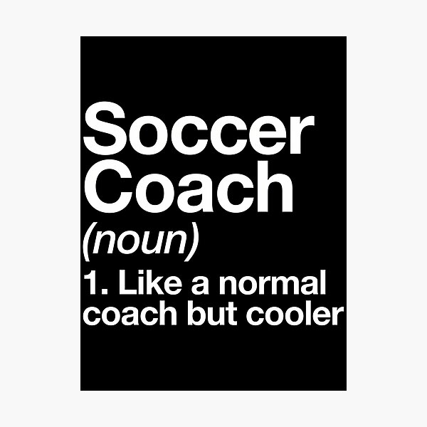 Item preview, Soccer Coach Funny Definition Trainer Gift Design designed and sold by GeorgiWalter.