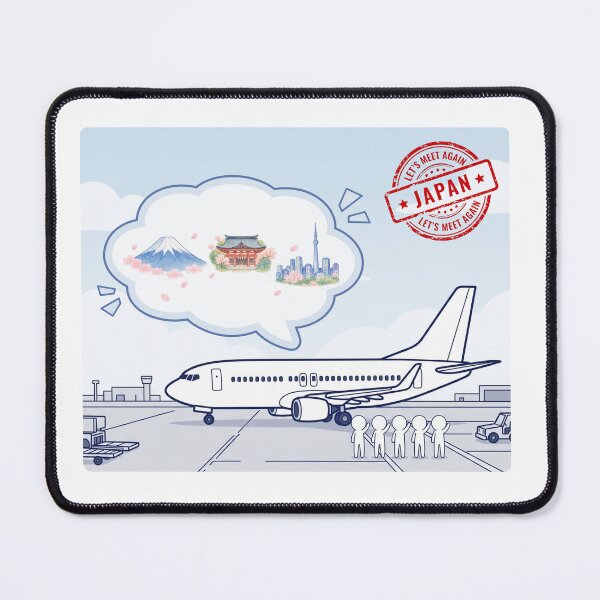 Item preview, Japan Airport Good Bye Wave - Waving Waving Mechanic Hospitality Pictogram designed and sold by japan-picto.