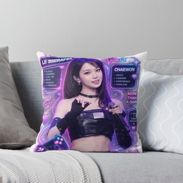 Item preview, Luminous Purple Glow Chaewon Center Leader Pose designed and sold by Valereekmerch.