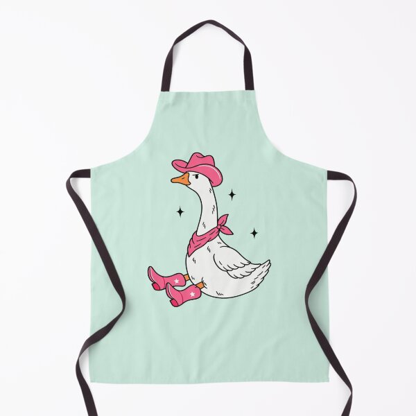 Item preview, Sassy Sitting Cowgirl Goose in Pink. Cowgirl Duck. designed and sold by CoCoArt-Ua.