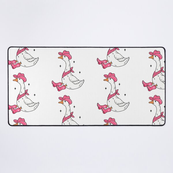 Item preview, Sassy Sitting Cowgirl Goose in Pink. Cowgirl Duck. designed and sold by CoCoArt-Ua.