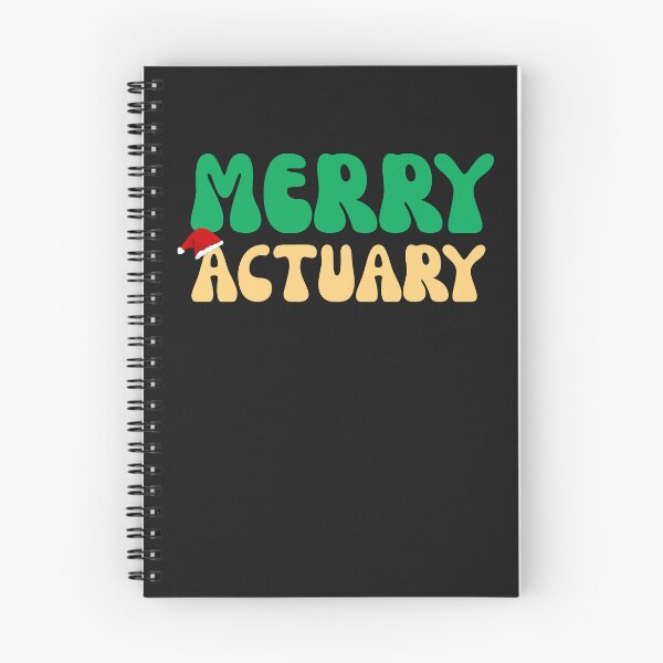 Item preview, Groovy Merry Actuary Retro Christmas Santa Hat designed and sold by mumchaosdesigns.