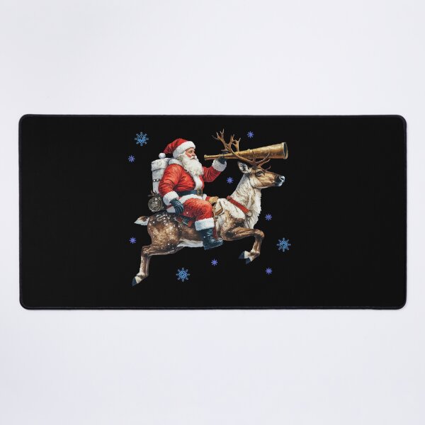 Item preview, Santa Riding Reindeer Telescope Christmas designed and sold by Litely.
