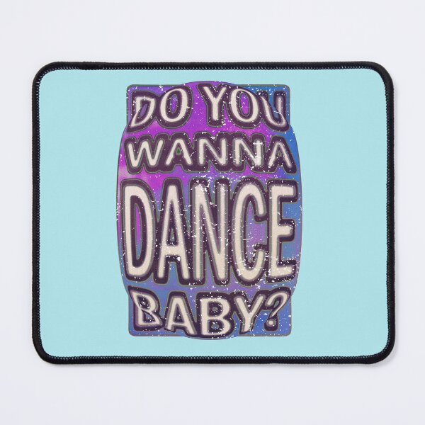 Item preview, Do You Wanna Dance Baby Purple Distortion Graphic designed and sold by MidnightRave.
