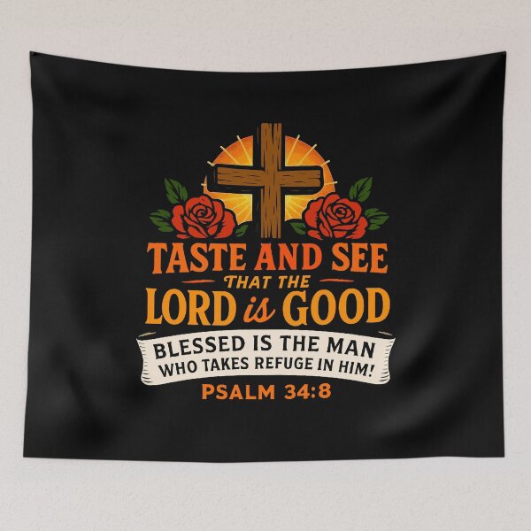 Item preview, Psalm 34:8 Taste and See that the LORD is Good designed and sold by plushism.