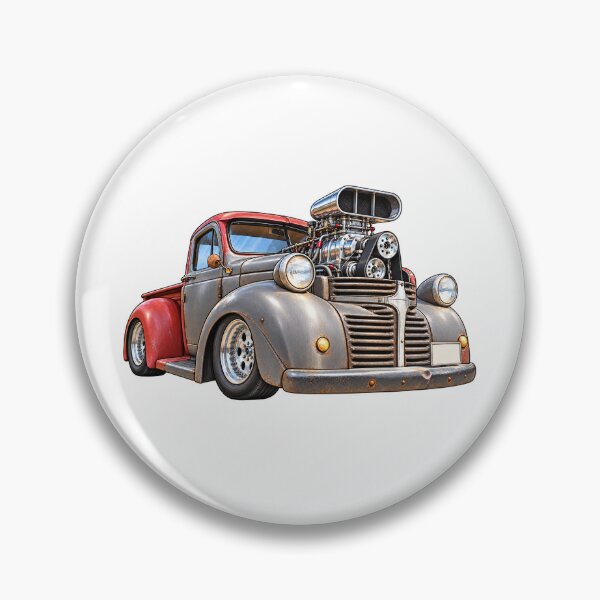 Item preview, Supercharged Street Rod Pickup – Automotive Caricature designed and sold by Russell Thorne.