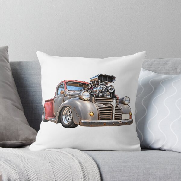 Item preview, Supercharged Street Rod Pickup – Automotive Caricature designed and sold by Russell Thorne.