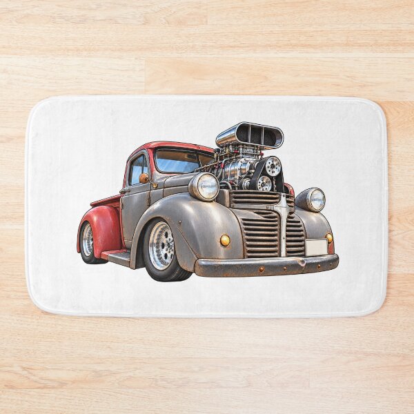 Item preview, Supercharged Street Rod Pickup – Automotive Caricature designed and sold by Russell Thorne.
