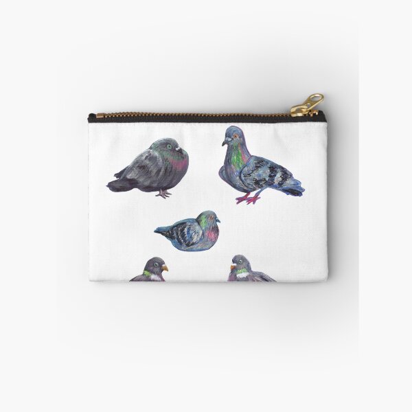 Item preview, Pigeon Hang-Out - hand painted birbs designed and sold by SophieStockArt.