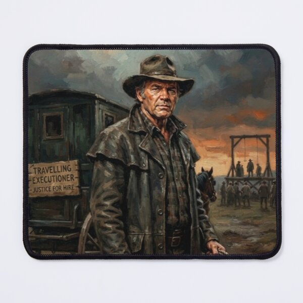 Item preview, The Travelling Executioner Fine Art Tribute designed and sold by Art's Diner.