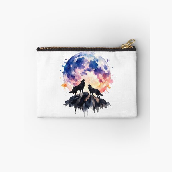 Item preview,  Watercolor Wolves and the Full Moon  designed and sold by silviaol.