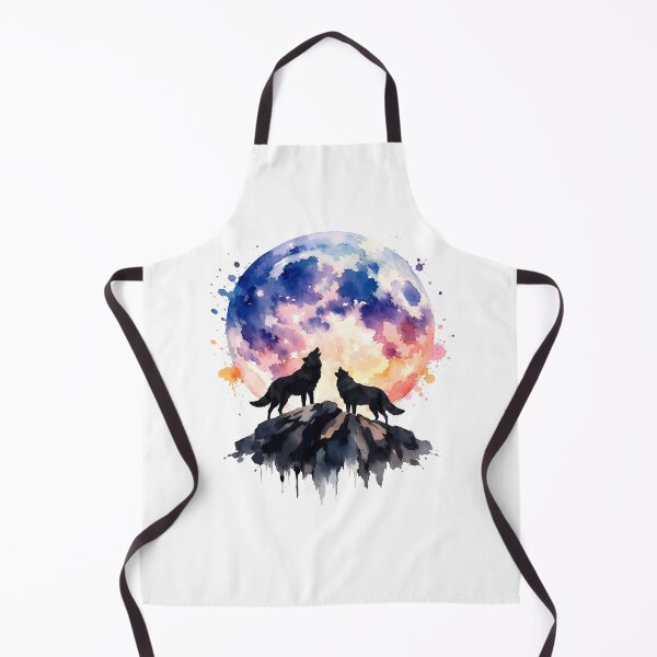 Item preview,  Watercolor Wolves and the Full Moon  designed and sold by silviaol.