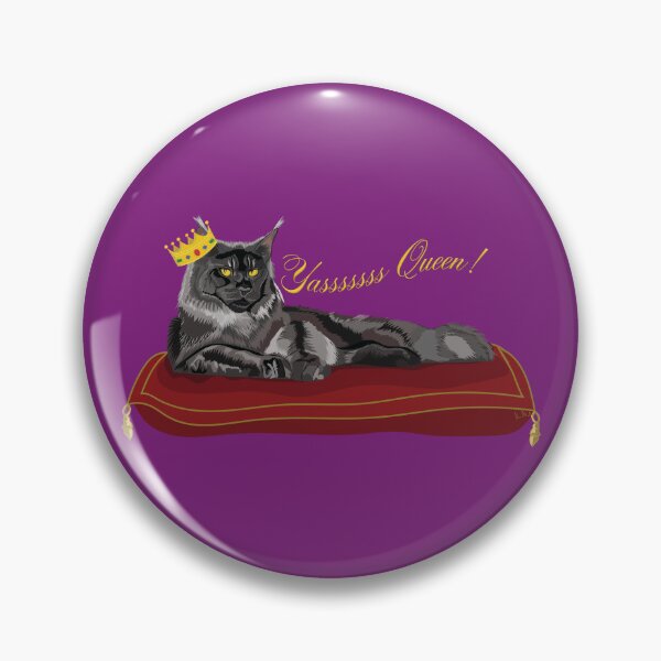Item preview, Yas Queen Maine Coon designed and sold by kerriestuff.